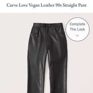 Abercrombie & Fitch Vegan Leather Pants